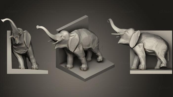Статуэтки животных Подставки для книг в виде слонов